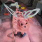 Scrap Art- Flying Pig