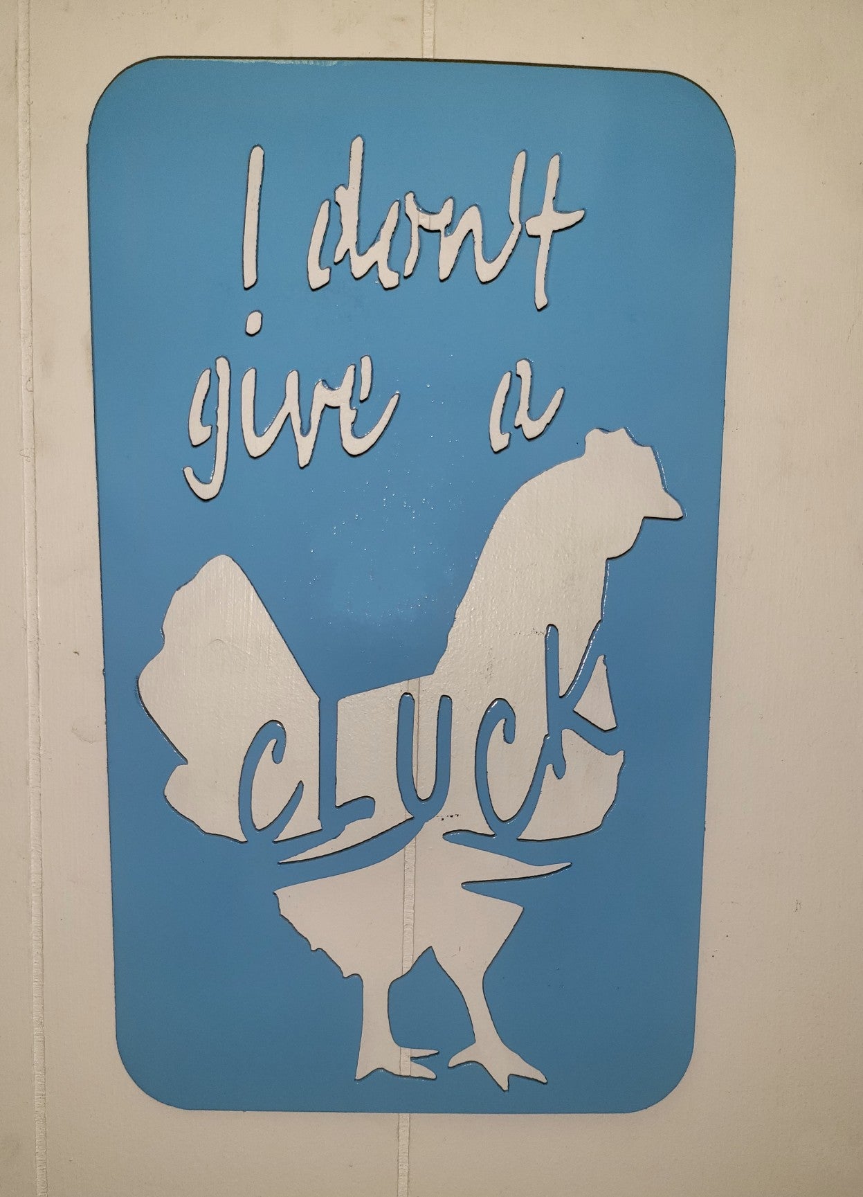 Chicken Cluck Sign